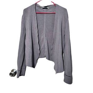 MM Lafleur Open Cardigan M Stretch Comfort Breathable Professional Career Cutout